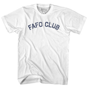 Fafo Club Youth Cotton T-shirt - White Fafo Club Youth Cotton T-shirt - White