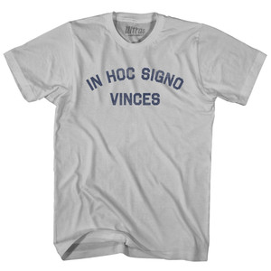 In Hoc Signo Vinces Adult Cotton T-shirt - Cool Grey