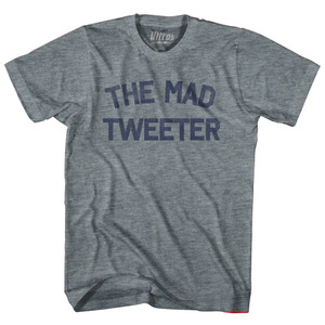 The Mad Tweeter Adult Tri-Blend T-shirt - Athletic Grey