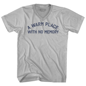 A Warm Place With No Memory Adult Tri-Blend V-neck T-shirt - Cool Grey A Warm Place With No Memory Adult Tri-Blend V-neck T-shirt - Cool Grey