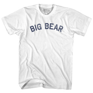 Big Bear Womens Cotton Junior Cut T-Shirt - White