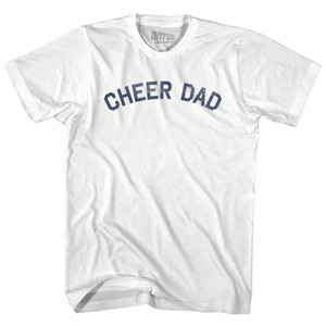 Cheer Dad Womens Cotton Junior Cut T-Shirt - White