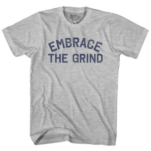 Embrace The Grind Womens Cotton Junior Cut T-Shirt - Grey Heather Embrace The Grind Womens Cotton Junior Cut T-Shirt - Grey Heather