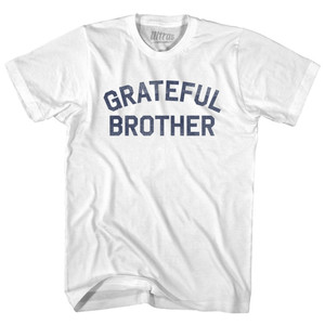 Grateful Brother Womens Cotton Junior Cut T-Shirt - White