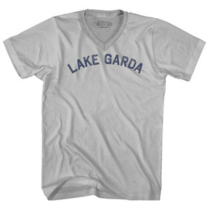 Lake Garda Adult Tri-Blend V-neck T-shirt - Cool Grey