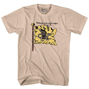 Dragon Flag Adult Cotton T-shirt - Creme