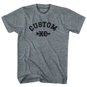 Custom XC Cross Country Running Youth Tri-Blend T-shirt - Athletic Grey Custom XC Cross Country Running Youth Tri-Blend T-shirt - Athletic Grey