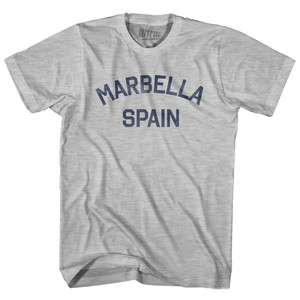 Marbella Spain Youth Cotton T-shirt - Grey Heather