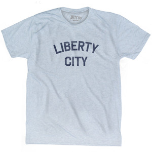 Liberty City Adult Tri-Blend T-shirt - Athletic White Liberty City Adult Tri-Blend T-shirt - Athletic White