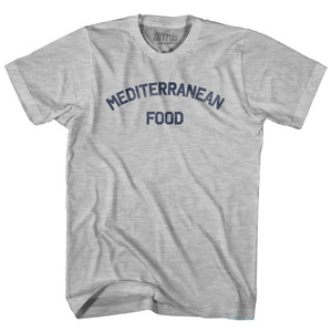 Mediterranean Food Youth Cotton T-shirt - Grey Heather Mediterranean Food Youth Cotton T-shirt - Grey Heather