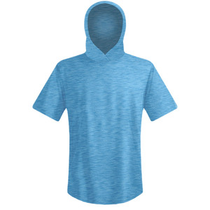 Heathered Shooter Hoodie - Blue Carolina