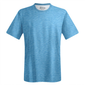 Heathered Lacrosse Shooter Shirt - Blue Carolina