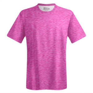 Heathered Lacrosse Shooter Shirt - Hot Pink