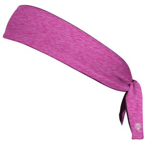 Heathered Headband Made In USA - Hot Pink