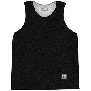 Heathered Basketball Singlets - Black