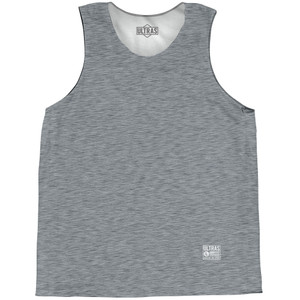 Heathered Basketball Singlets - Grey Datk