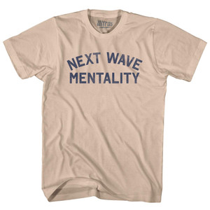 Next Wave Mentality Adult Cotton T-shirt - Creme