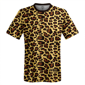 Cheetah Pattern Lacrosse Shooter Shirt - Yellow