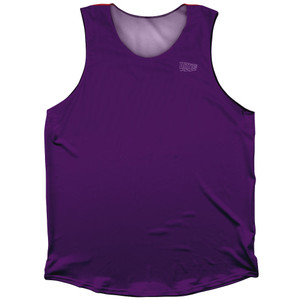 Ultras Running Outline Logo Athletic Tank Top - Purple Medium