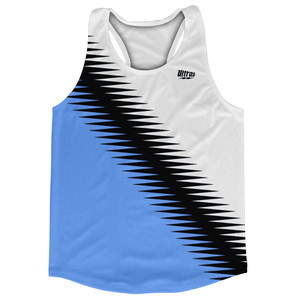 Lightning Fast Pattern Running Track Tops Made In USA - Carolina Blue Navy Almost Black White Lightning Fast Pattern Running Track Tops Made In USA - Carolina Blue Navy Almost Black White