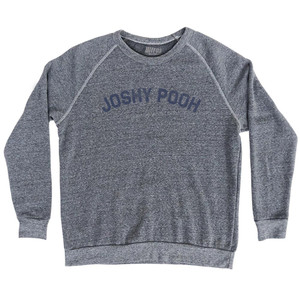 Joshy Pooh Adult Tri-Blend Sweatshirt - Athletic Grey