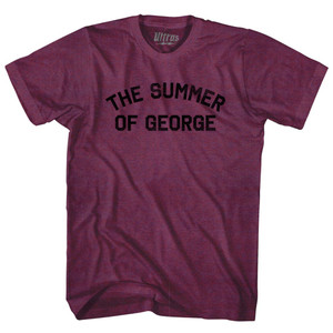 The Summer Of George Adult Tri-Blend T-shirt - Athletic Cranberry The Summer Of George Adult Tri-Blend T-shirt - Athletic Cranberry
