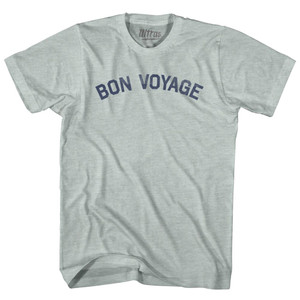 Bon Voyage Adult Tri-Blend T-shirt - Athletic Cool Grey