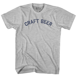 Craft Beer Womens Cotton Junior Cut T-Shirt - Grey Heather