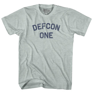 Defcon One Adult Tri-Blend T-shirt - Athletic Cool Grey