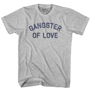 Gangster of Love Womens Cotton Junior Cut T-Shirt - Grey Heather Gangster of Love Womens Cotton Junior Cut T-Shirt - Grey Heather