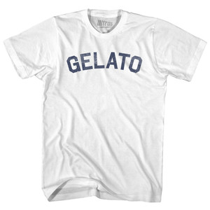 Gelato Womens Cotton Junior Cut T-Shirt - White Gelato Womens Cotton Junior Cut T-Shirt - White