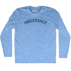 Hinderance Adult Tri-Blend Long Sleeve T-shirt - Athletic Blue