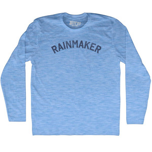 Rainmaker Adult Tri-Blend Long Sleeve T-shirt - Athletic Blue