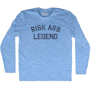 Risk Arb Legend Adult Tri-Blend Long Sleeve T-shirt - Athletic Blue Risk Arb Legend Adult Tri-Blend Long Sleeve T-shirt - Athletic Blue