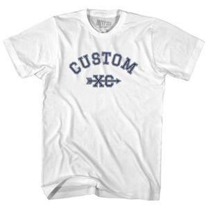 Custom Cross Country XC Youth Cotton T-shirt - White Custom Cross Country XC Youth Cotton T-shirt - White