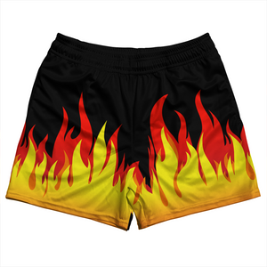 FLAME PATTERN SHORTS