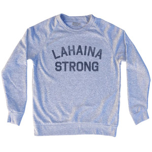 Lahaina Strong Adult Tri-Blend Sweatshirt - Grey Heather
