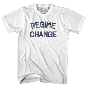 Regime Change Youth Cotton T-shirt - White