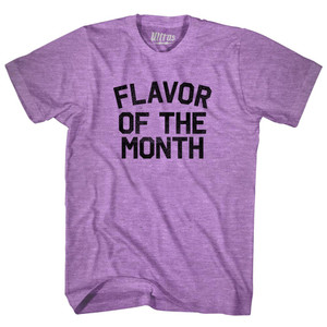 Flavor of the Month Adult Tri-Blend T-shirt - Athletic Purple