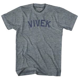 Vivek Adult Tri-Blend T-shirt - Athletic Grey