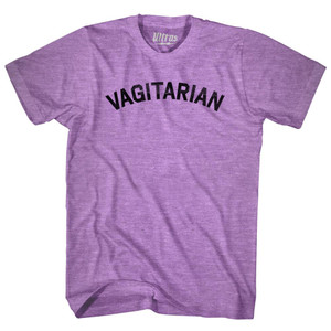 Vagitarian Adult Tri-Blend T-shirt - Athletic Purple