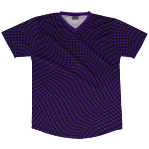 Ultras Micro Checkerboard Soccer Jersey - Lakers Purple