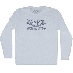 Dana Point Surf Adult Tri-Blend Long Sleeve T-shirt - Athletic White Dana Point Surf Adult Tri-Blend Long Sleeve T-shirt - Athletic White