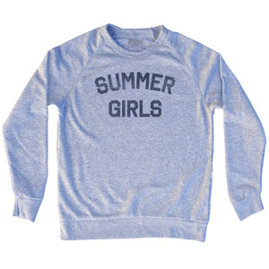Summer Girls Adult Tri-Blend Sweatshirt - Heather Grey