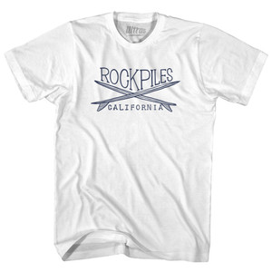 Rockpiles Surf Youth Cotton T-shirt - White Rockpiles Surf Youth Cotton T-shirt - White