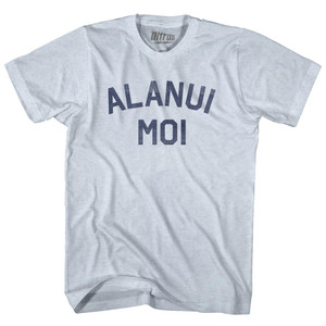 Alanui Moi Adult Tri-Blend T-shirt - Athletic White