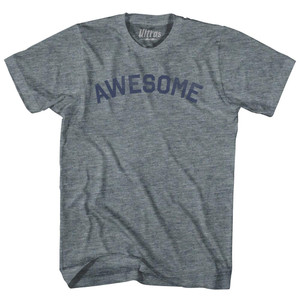 Awesome Youth Tri-Blend T-shirt - Athletic Grey