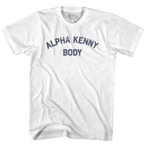 Alpha Kenny Body Adult Cotton T-shirt - White