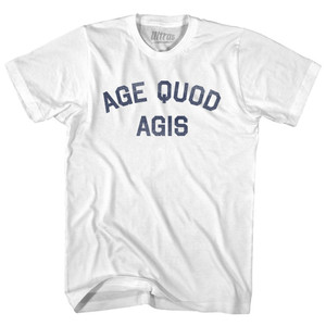 Age Quod Agis Youth Cotton T-shirt - White