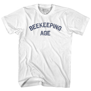 Beekeeping Age Womens Cotton Junior Cut T-Shirt - White